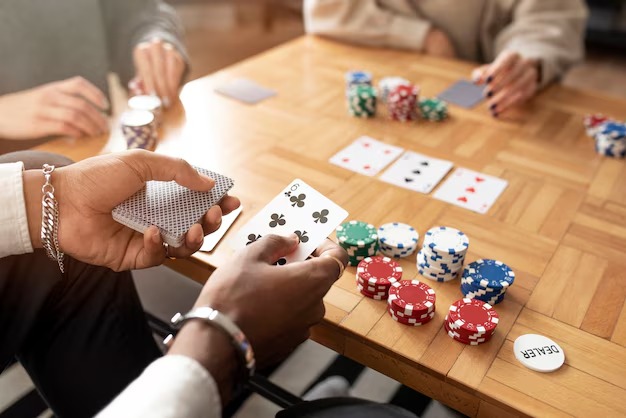 Live blackjack table